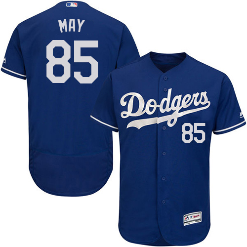 Dodgers #85 Dustin May Blue Flexbase Authentic Collection Stitched MLB Jersey Dodgers #85 Dustin May Blue Flexbase Authentic Collection Stitched MLB Jersey