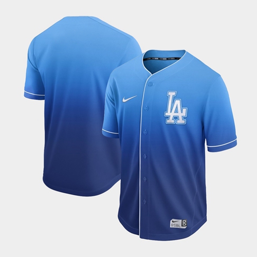 Nike Dodgers Blank Royal Fade Authentic Stitched MLB Jersey Nike Dodgers Blank Royal Fade Authentic Stitched MLB Jersey