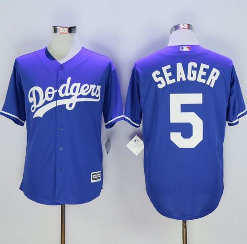 Dodgers #5 Corey Seager Blue New Cool Base Stitched MLB Jersey Dodgers #5 Corey Seager Blue New Cool Base Stitched MLB Jersey