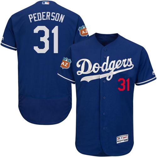 Dodgers #31 Joc Pederson Blue Flexbase Authentic Collection Stitched MLB Jersey Dodgers #31 Joc Pederson Blue Flexbase Authentic Collection Stitched MLB Jersey