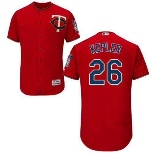 Twins #26 Max Kepler Red Flexbase Authentic Collection Stitched MLB Jersey Twins #26 Max Kepler Red Flexbase Authentic Collection Stitched MLB Jersey