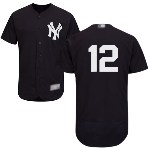 Yankees #12 Troy Tulowitzki Navy Blue Flexbase Authentic Collection Stitched MLB Jersey Yankees #12 Troy Tulowitzki Navy Blue Flexbase Authentic Collection Stitched MLB Jersey