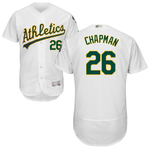 Athletics #26 Matt Chapman White Flexbase Authentic Collection Stitched MLB Jersey Athletics #26 Matt Chapman White Flexbase Authentic Collection Stitched MLB Jersey