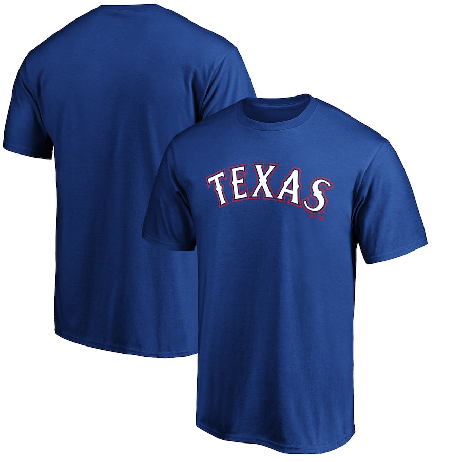 Men's Texas Rangers Blue T-Shirt Men's Texas Rangers Blue T-Shirt