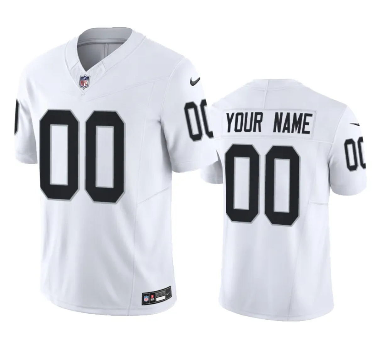 Men's Las Vegas Raiders Active Player Custom White 2023 F.U.S.E Alternate Vapor Untouchable Limited Stitched Football Jersey Men's Las Vegas Raiders Active Player Custom White 2023 F.U.S.E Alternate Vapor Untouchable Limited Stitched Football Jersey