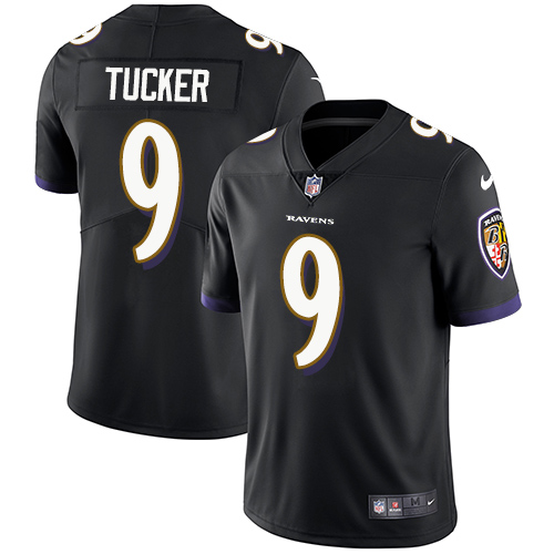 Men's Baltimore Ravens #9 Justin Tucker Black Vapor Untouchable Limited Jersey Men's Baltimore Ravens #9 Justin Tucker Black Vapor Untouchable Limited Jersey