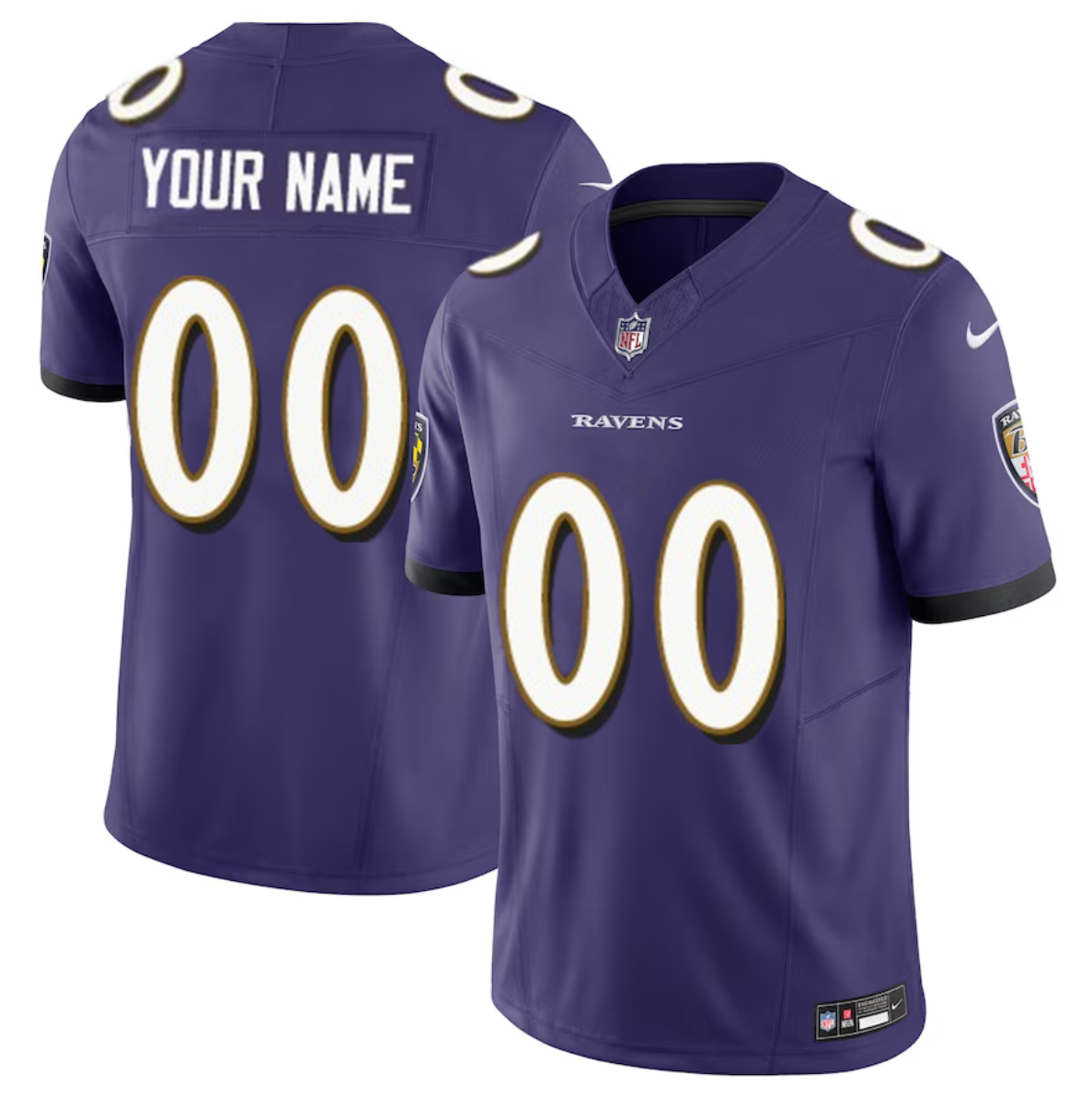 Women's Baltimore Ravens Active Player Custom Purple 2023 F.U.S.E Alternate Vapor Untouchable Limited Football Jersey Women's Baltimore Ravens Active Player Custom Purple 2023 F.U.S.E Alternate Vapor Untouchable Limited Football Jersey