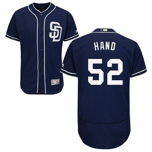 Padres #52 Brad Hand Navy Blue Flexbase Authentic Collection Stitched MLB Jersey Padres #52 Brad Hand Navy Blue Flexbase Authentic Collection Stitched MLB Jersey