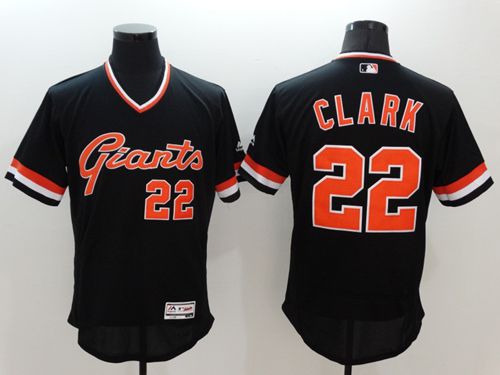 Giants #22 Will Clark Black Flexbase Authentic Collection Cooperstown Stitched MLB Jersey Giants #22 Will Clark Black Flexbase Authentic Collection Cooperstown Stitched MLB Jersey