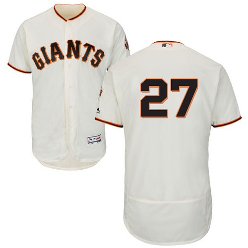 Giants #27 Juan Marichal Cream Flexbase Authentic Collection Stitched MLB Jersey Giants #27 Juan Marichal Cream Flexbase Authentic Collection Stitched MLB Jersey
