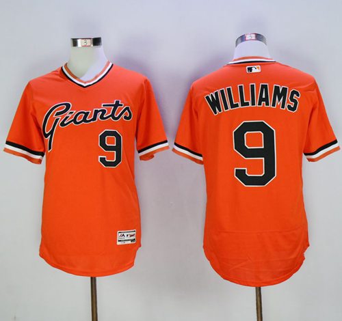 Giants #9 Matt Williams Orange Flexbase Authentic Collection Cooperstown Stitched MLB Jersey Giants #9 Matt Williams Orange Flexbase Authentic Collection Cooperstown Stitched MLB Jersey