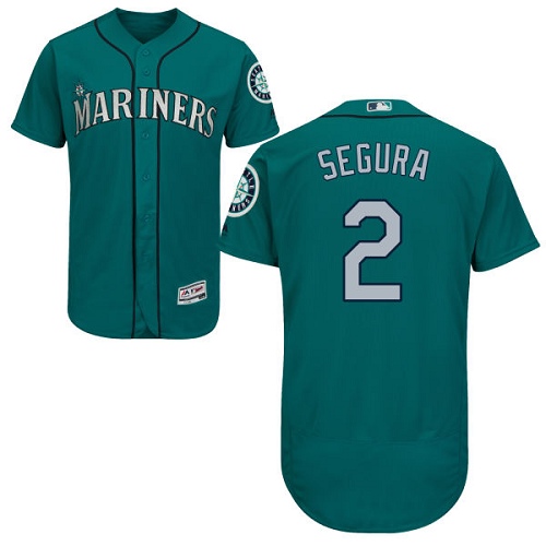 Mariners #2 Jean Segura Green Flexbase Authentic Collection Stitched MLB Jersey Mariners #2 Jean Segura Green Flexbase Authentic Collection Stitched MLB Jersey
