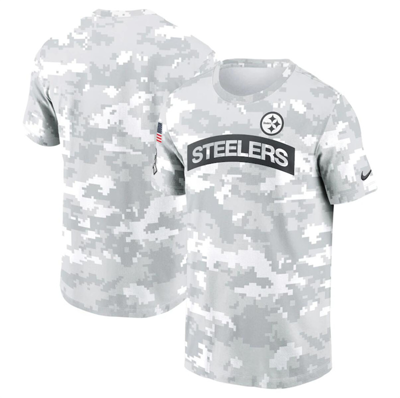 Men's Pittsburgh Steelers 2024 Arctic Camo Salute to Service Performance T-Shirt Men's Pittsburgh Steelers 2024 Arctic Camo Salute to Service Performance T-Shirt
