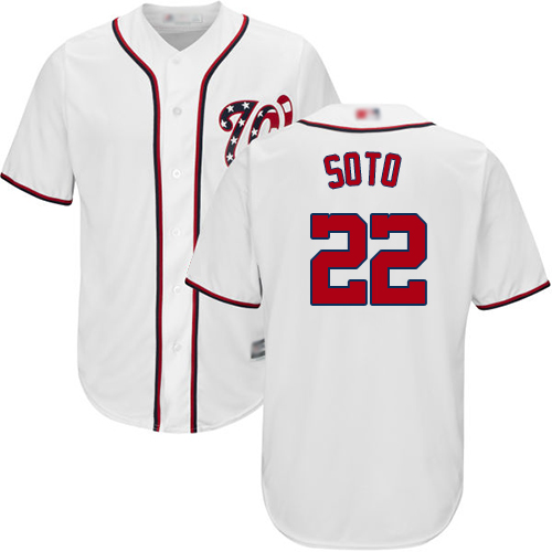 Nationals #22 Juan Soto White New Cool Base Stitched MLB Jersey Nationals #22 Juan Soto White New Cool Base Stitched MLB Jersey