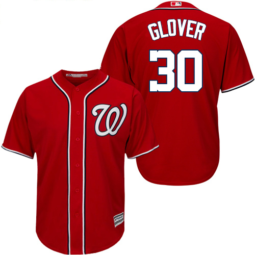Nationals #30 Koda Glover Red New Cool Base Stitched MLB Jersey Nationals #30 Koda Glover Red New Cool Base Stitched MLB Jersey
