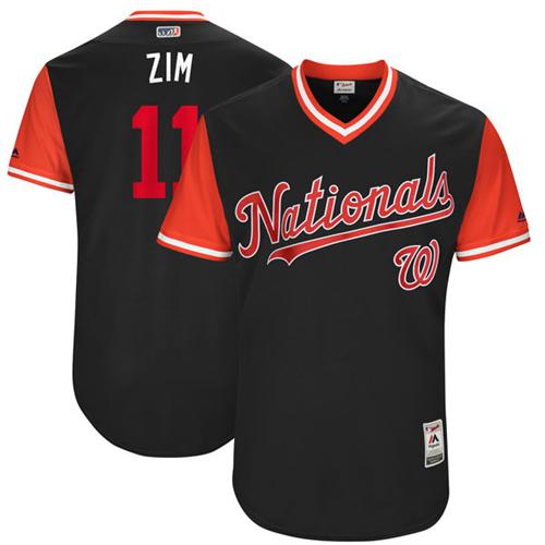 Nationals #11 Ryan Zimmerman Navy "Zim" Players Weekend Authentic Stitched MLB Jersey Nationals #11 Ryan Zimmerman Navy "Zim" Players Weekend Authentic Stitched MLB Jersey