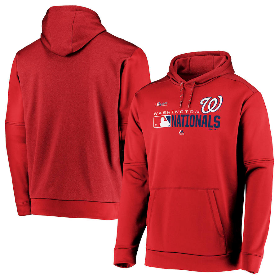 Washington Nationals Majestic Authentic Collection Team Distinction Pullover Hoodie Red Washington Nationals Majestic Authentic Collection Team Distinction Pullover Hoodie Red