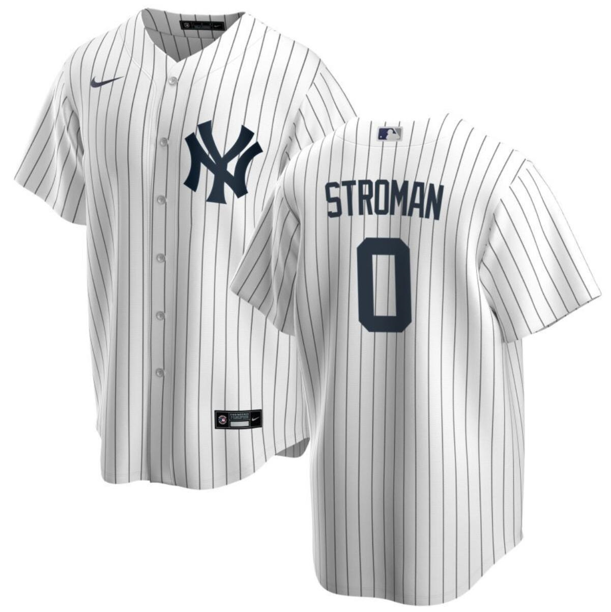Men's New York Yankees #0 Marcus Stroman White Cool Base Stitched Baseball Jersey Men's New York Yankees #0 Marcus Stroman White Cool Base Stitched Baseball Jersey