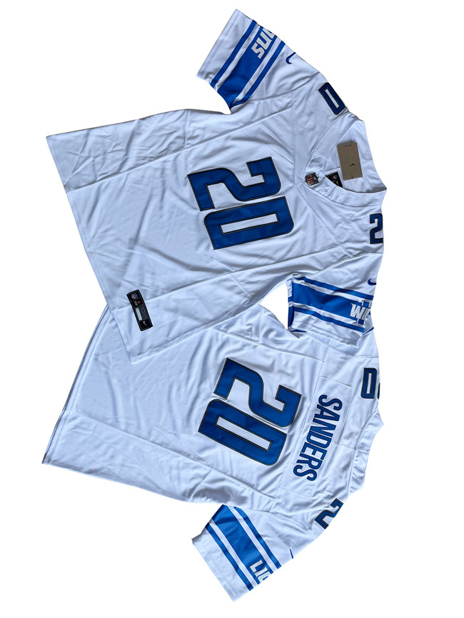 Men's Detroit Lions #20 Barry Sanders White 2023 F.U.S.E. Vapor Stitched Untouchable Limited Jersey Men's Detroit Lions #20 Barry Sanders White 2023 F.U.S.E. Vapor Stitched Untouchable Limited Jersey