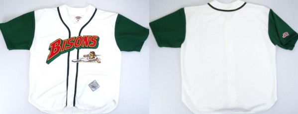 Men's Buffalo Bisons Blank White Stitched Baseball Jersey Men's Buffalo Bisons Blank White Stitched Baseball Jersey