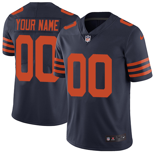 Men's Chicago Bears Active Player Custom Navy Color Rush Stitched Jersey Men's Chicago Bears Active Player Custom Navy Color Rush Stitched Jersey