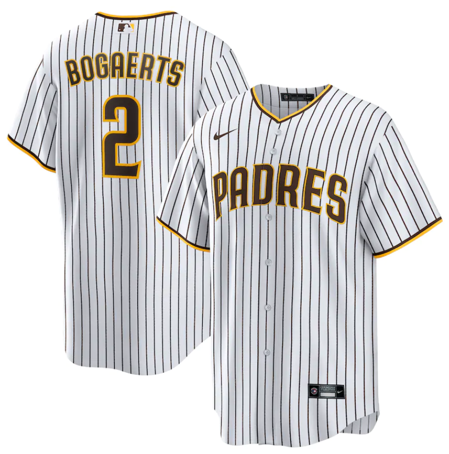Men's San Diego Padres #2 Xander Bogaerts White Cool Base Stitched Baseball Jersey Men's San Diego Padres #2 Xander Bogaerts White Cool Base Stitched Baseball Jersey