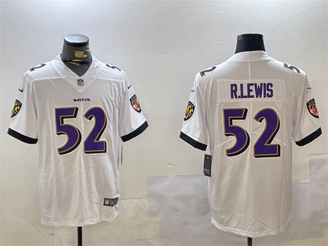 Men’s Baltimore Ravens #52 Ray Lewis White Vapor Untouchable Limited Football Jersey Men’s Baltimore Ravens #52 Ray Lewis White Vapor Untouchable Limited Football Jersey
