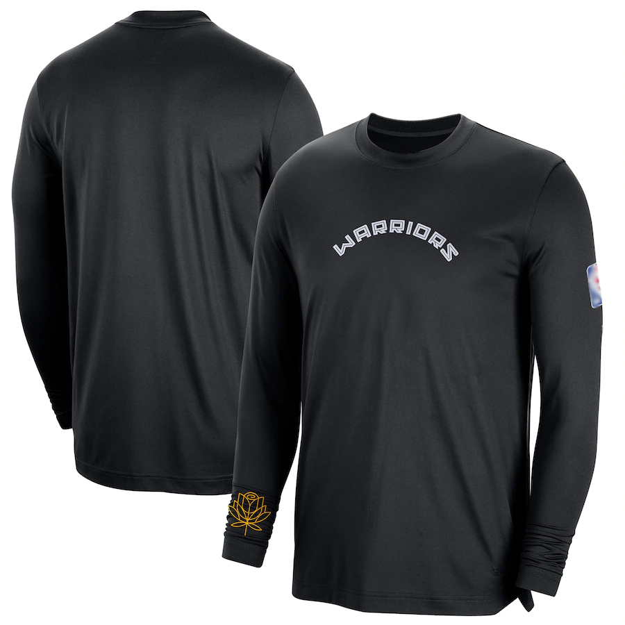 Men's Golden State Warriors Black 2022/23 City Edition Essential Expressive Long Sleeve T-Shirt Men's Golden State Warriors Black 2022/23 City Edition Essential Expressive Long Sleeve T-Shirt