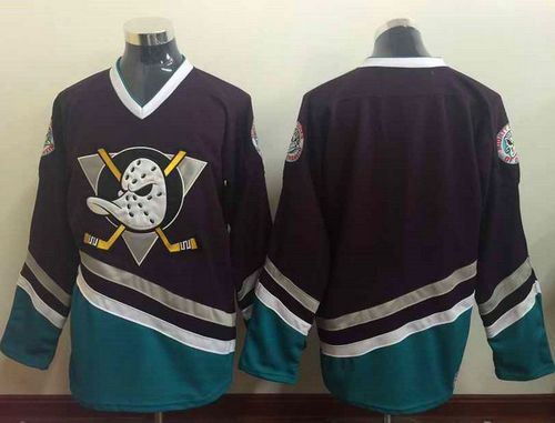 Ducks Blank Purple/Turquoise CCM Throwback Stitched NHL Jersey Ducks Blank Purple/Turquoise CCM Throwback Stitched NHL Jersey