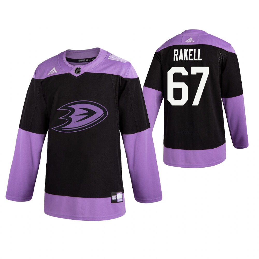 Adidas Ducks #67 Rickard Rakell Men's Black Hockey Fights Cancer Practice NHL Jersey Adidas Ducks #67 Rickard Rakell Men's Black Hockey Fights Cancer Practice NHL Jersey