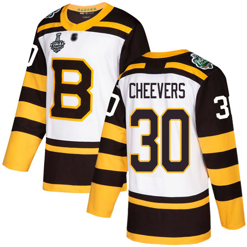 Adidas Bruins #30 Gerry Cheevers White Authentic 2019 Winter Classic Stanley Cup Final Bound Stitched NHL Jersey Adidas Bruins #30 Gerry Cheevers White Authentic 2019 Winter Classic Stanley Cup Final Bound Stitched NHL Jersey