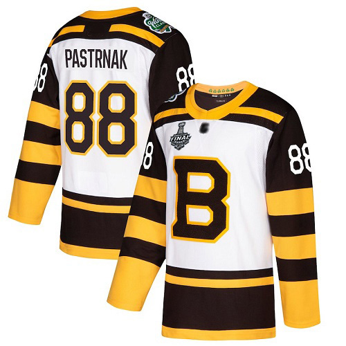 Adidas Bruins #88 David Pastrnak White Authentic 2019 Winter Classic Stanley Cup Final Bound Stitched NHL Jersey Adidas Bruins #88 David Pastrnak White Authentic 2019 Winter Classic Stanley Cup Final Bound Stitched NHL Jersey