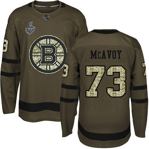 Adidas Bruins #73 Charlie McAvoy Green Salute to Service Stanley Cup Final Bound Stitched NHL Jersey Adidas Bruins #73 Charlie McAvoy Green Salute to Service Stanley Cup Final Bound Stitched NHL Jersey