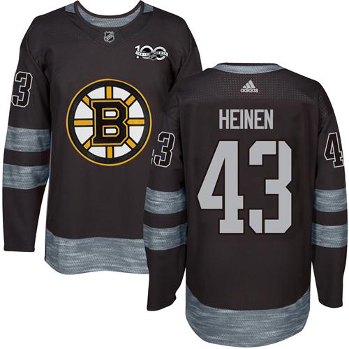 Adidas Bruins #43 Danton Heinen Black 1917-2017 100th Anniversary Stitched NHL Jersey Adidas Bruins #43 Danton Heinen Black 1917-2017 100th Anniversary Stitched NHL Jersey