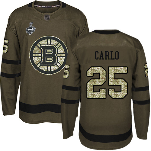 Adidas Bruins #25 Brandon Carlo Green Salute to Service Stanley Cup Final Bound Stitched NHL Jersey Adidas Bruins #25 Brandon Carlo Green Salute to Service Stanley Cup Final Bound Stitched NHL Jersey