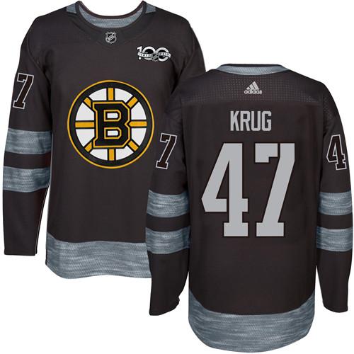 Adidas Bruins #47 Torey Krug Black 1917-2017 100th Anniversary Stitched NHL Jersey Adidas Bruins #47 Torey Krug Black 1917-2017 100th Anniversary Stitched NHL Jersey