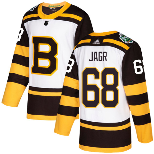 Adidas Bruins #68 Jaromir Jagr White Authentic 2019 Winter Classic Stitched NHL Jersey Adidas Bruins #68 Jaromir Jagr White Authentic 2019 Winter Classic Stitched NHL Jersey