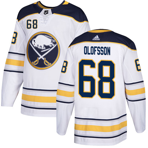 Adidas Sabres #68 Victor Olofsson White Road Authentic Stitched NHL Jersey Adidas Sabres #68 Victor Olofsson White Road Authentic Stitched NHL Jersey