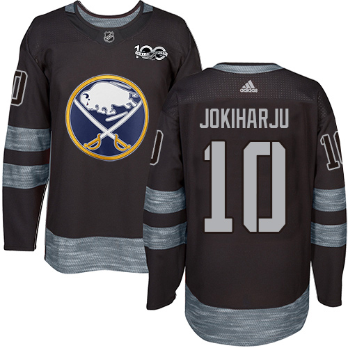 Adidas Sabres #10 Henri Jokiharju Black 1917-2017 100th Anniversary Stitched NHL Jersey Adidas Sabres #10 Henri Jokiharju Black 1917-2017 100th Anniversary Stitched NHL Jersey