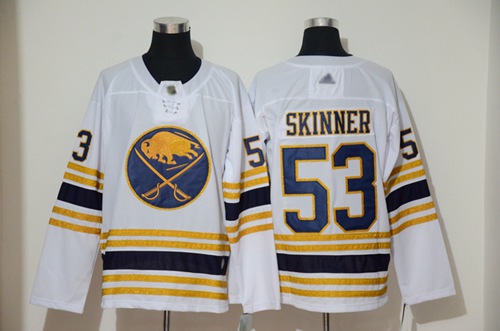 Adidas Sabres #53 Jeff Skinner White 50th Season Authentic Stitched NHL Jersey Adidas Sabres #53 Jeff Skinner White 50th Season Authentic Stitched NHL Jersey