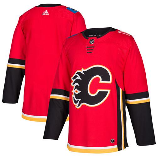 Adidas Flames Blank Red Home Authentic Stitched NHL Jersey Adidas Flames Blank Red Home Authentic Stitched NHL Jersey