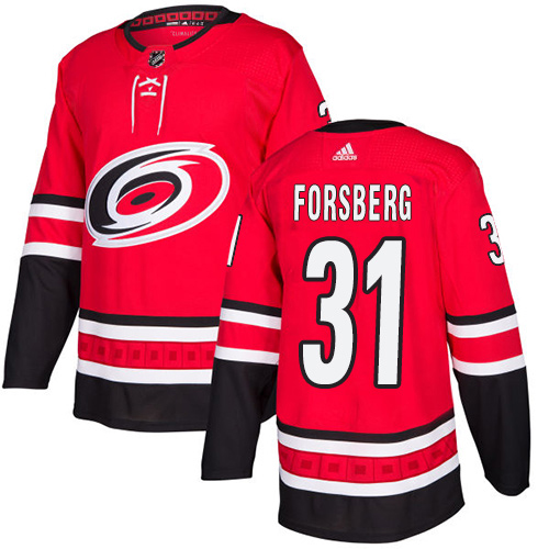 Adidas Hurricanes #31 Anton Forsberg Red Home Authentic Stitched NHL Jersey Adidas Hurricanes #31 Anton Forsberg Red Home Authentic Stitched NHL Jersey