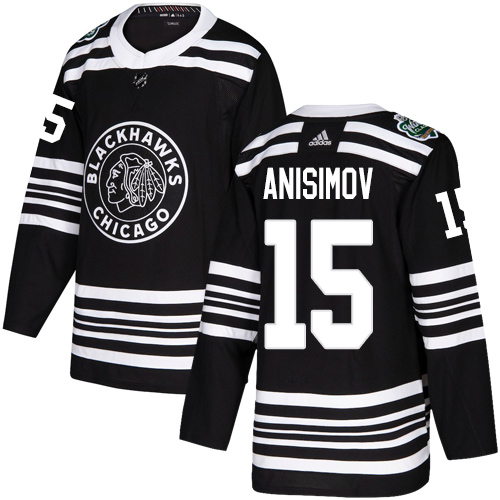 Adidas Blackhawks #15 Artem Anisimov Black Authentic 2019 Winter Classic Stitched NHL Jersey Adidas Blackhawks #15 Artem Anisimov Black Authentic 2019 Winter Classic Stitched NHL Jersey