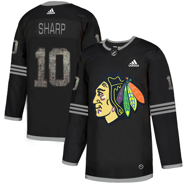 Adidas Blackhawks #10 Patrick Sharp Black Authentic Classic Stitched NHL Jersey Adidas Blackhawks #10 Patrick Sharp Black Authentic Classic Stitched NHL Jersey
