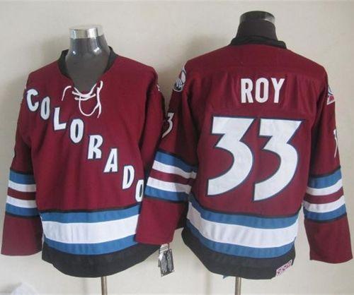 Avalanche #33 Patrick Roy Red CCM Throwback Stitched NHL Jersey Avalanche #33 Patrick Roy Red CCM Throwback Stitched NHL Jersey