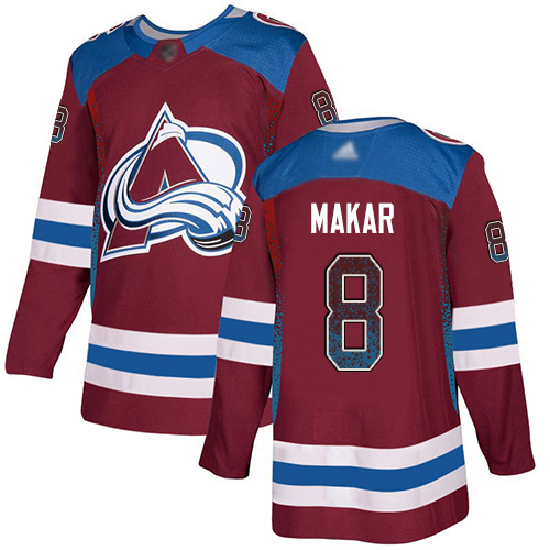 Adidas Avalanche #8 Cale Makar Burgundy Home Authentic Drift Fashion Stitched NHL Jersey Adidas Avalanche #8 Cale Makar Burgundy Home Authentic Drift Fashion Stitched NHL Jersey