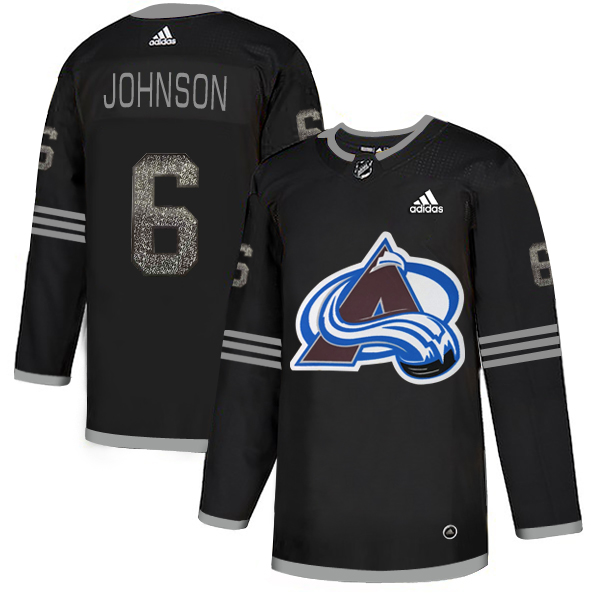 Adidas Avalanche #6 Erik Johnson Black Authentic Classic Stitched NHL Jersey Adidas Avalanche #6 Erik Johnson Black Authentic Classic Stitched NHL Jersey
