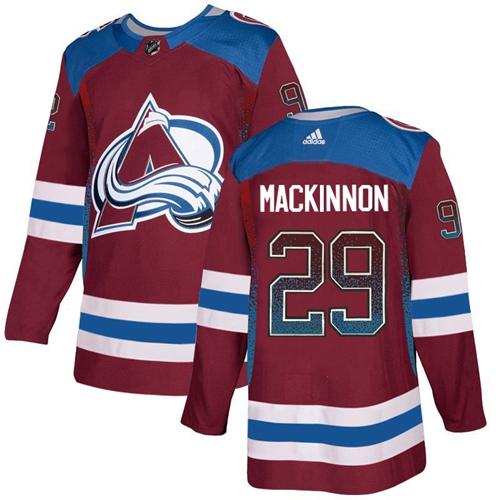 Adidas Avalanche #29 Nathan MacKinnon Burgundy Home Authentic Drift Fashion Stitched NHL Jersey Adidas Avalanche #29 Nathan MacKinnon Burgundy Home Authentic Drift Fashion Stitched NHL Jersey