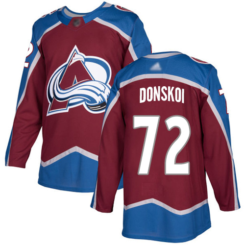 Adidas Avalanche #72 Joonas Donskoi Burgundy Home Authentic Stitched NHL Jersey Adidas Avalanche #72 Joonas Donskoi Burgundy Home Authentic Stitched NHL Jersey