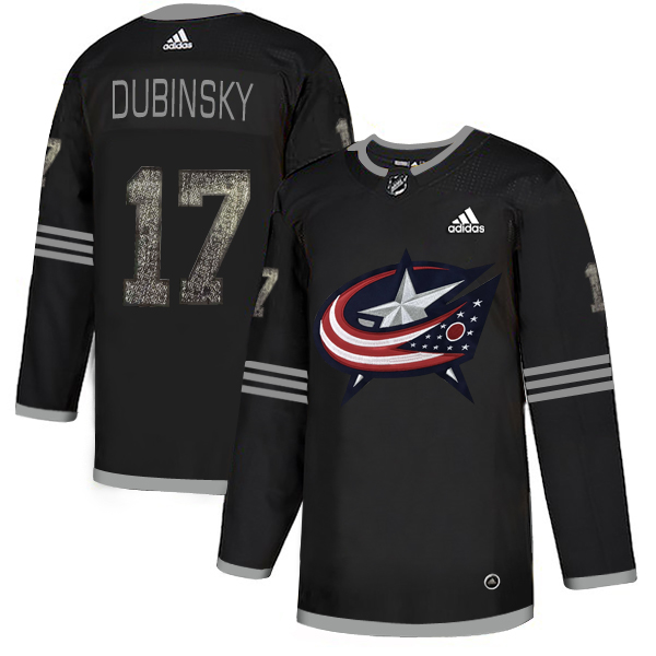 Adidas Blue Jackets #17 Brandon Dubinsky Black Authentic Classic Stitched NHL Jersey Adidas Blue Jackets #17 Brandon Dubinsky Black Authentic Classic Stitched NHL Jersey